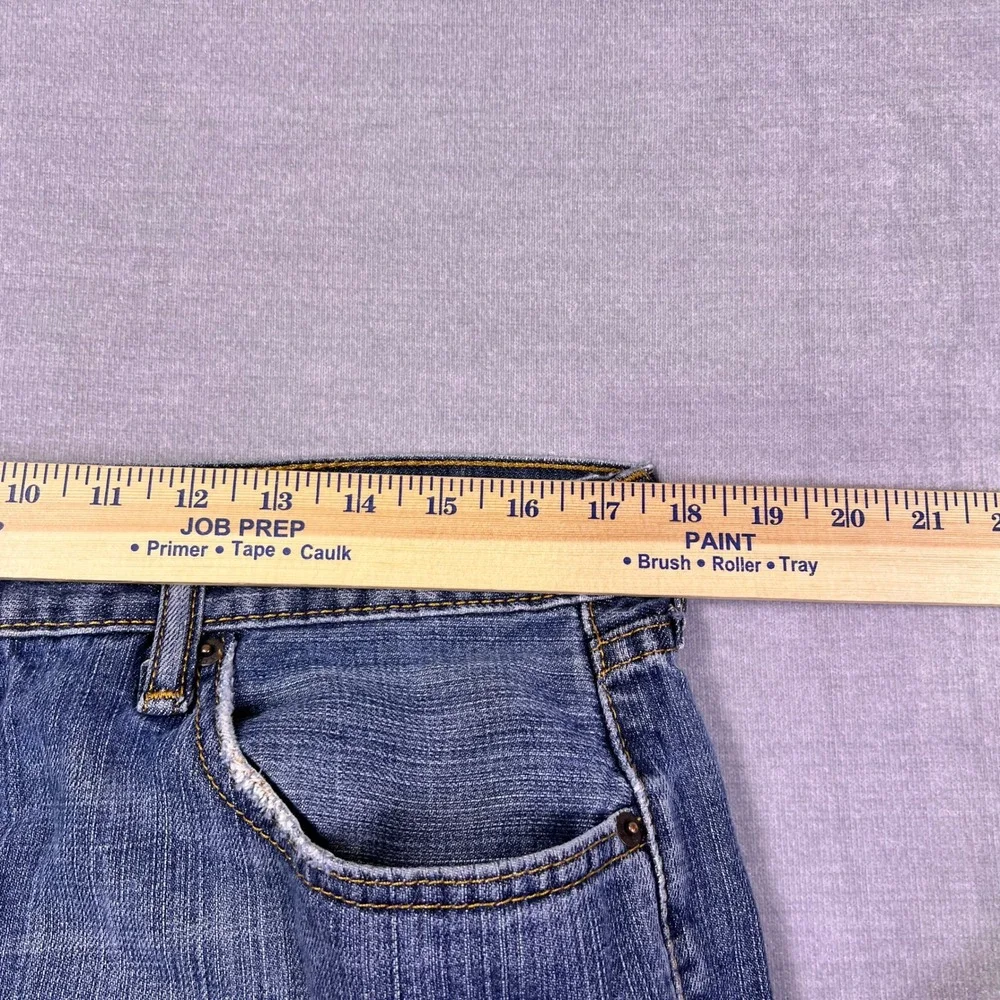 Levi's 559 Relaxed Straight Mid Rise Denim Jeans Mens 36x30 Blue Cotton